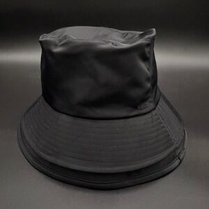Sacai Double Brim Twill Bucket Hat | Black | Size Large (Size 3)